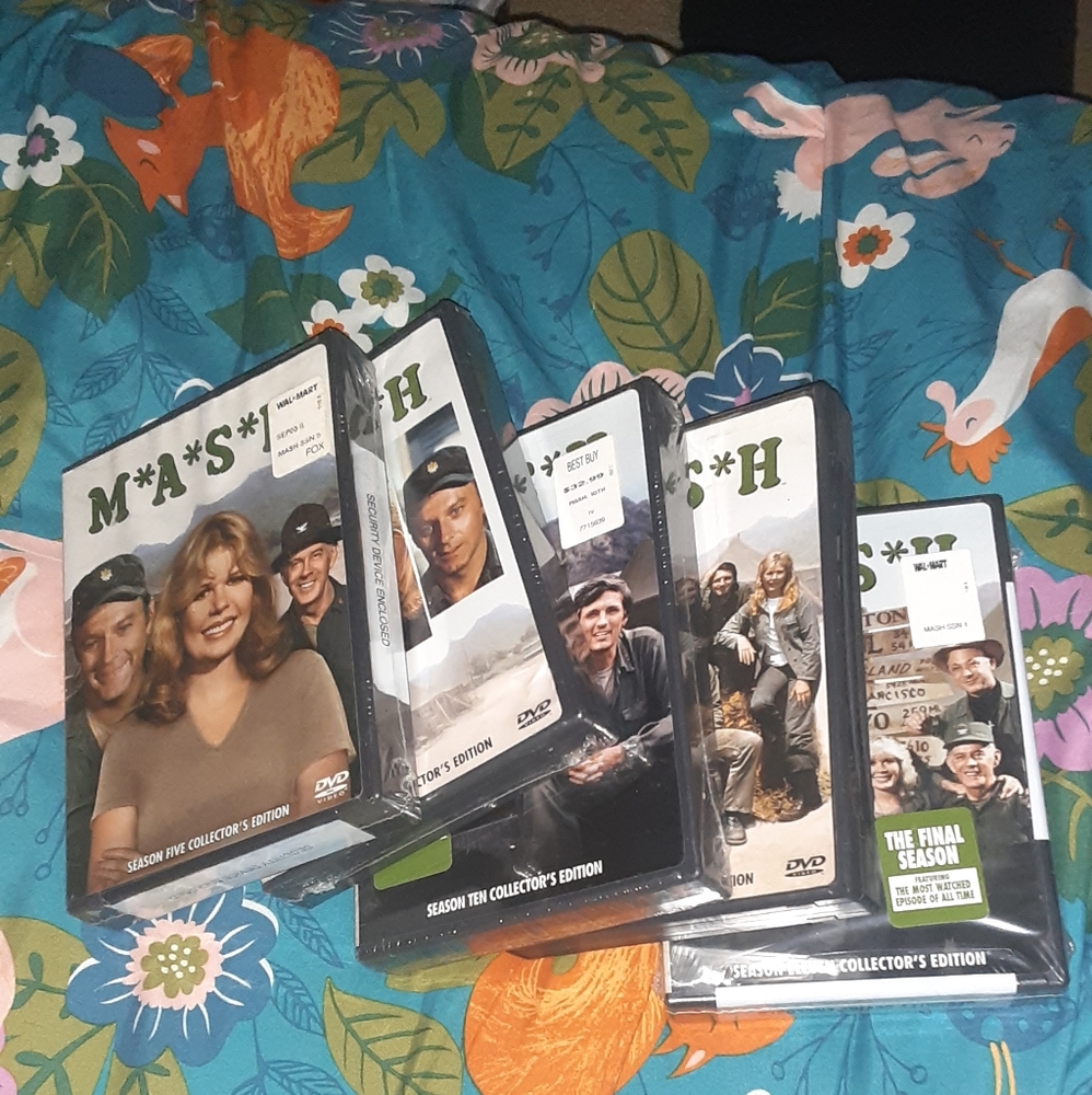 5 seasons of*A*S*H DVDs
